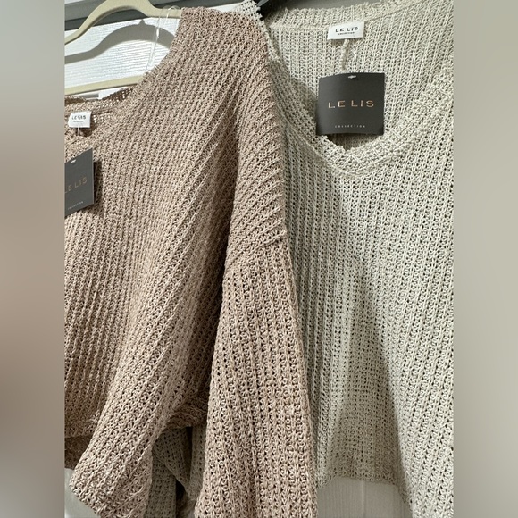 Gray Knitted Sweater NWT - Picture 3 of 3